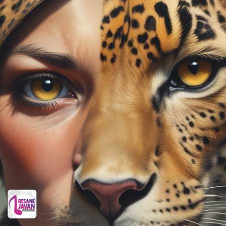 مرتضی چشای بچه پلنگش موهای خرمایی رنگش